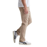 DUER 01. MENS APPAREL - MENS PANTS - MENS PANTS CASUAL Men's No Sweat Relaxed Taper DESERT KHAKI