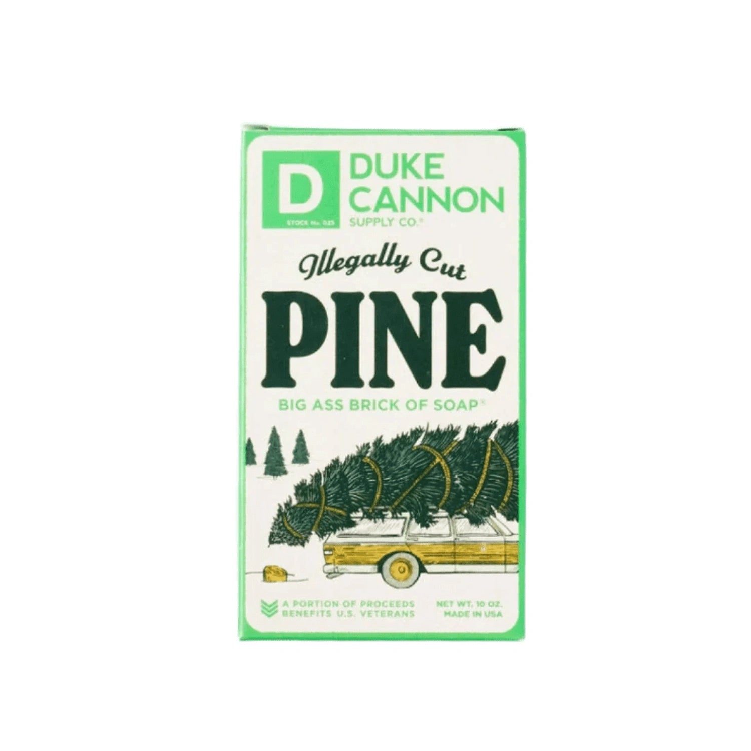 Duke Cannon 10. GIFTS|ACCESSORIES - GIFT - BEAUTY|GROOMING Big Ass Brick of Soap ILLEGALLY CUT PINE