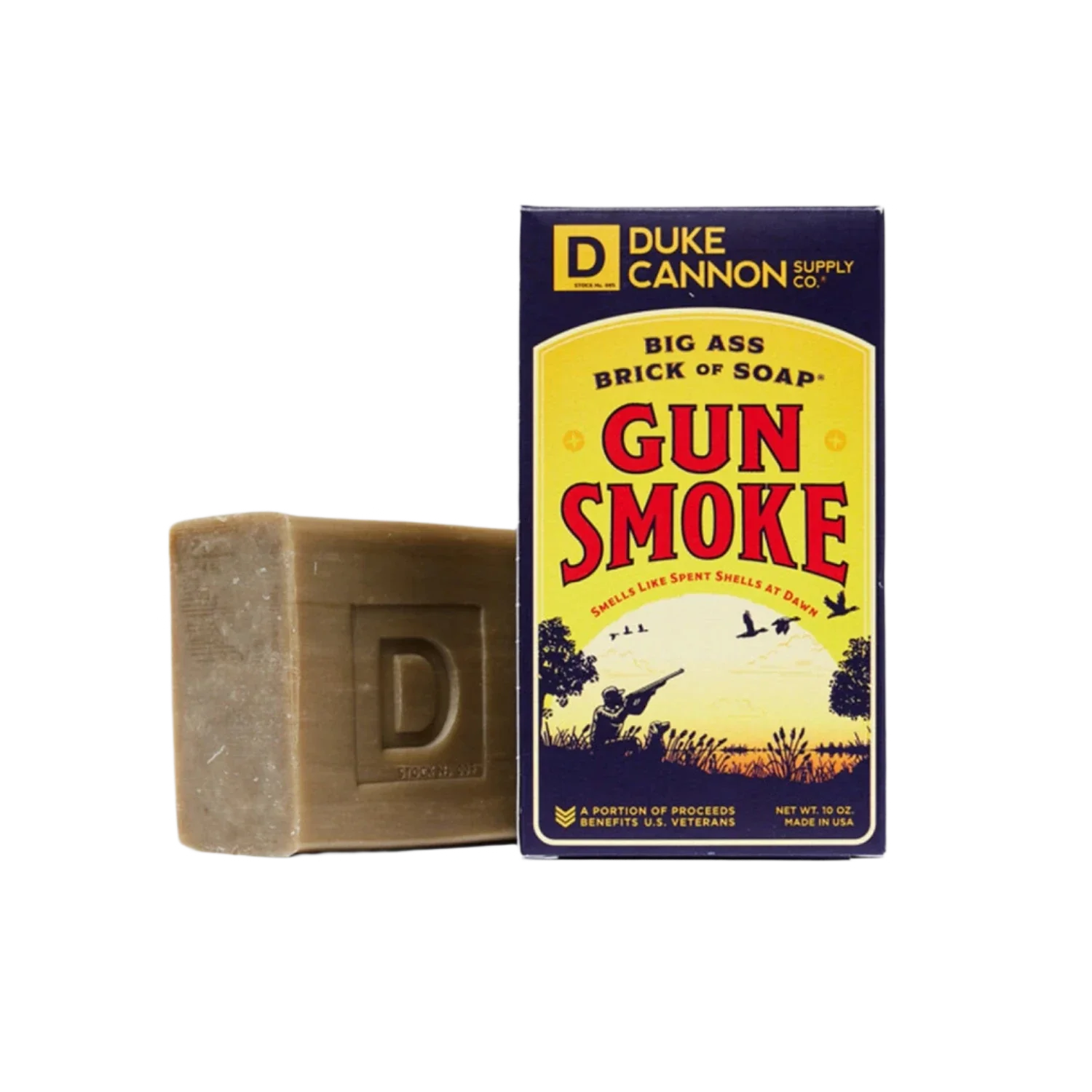 Duke Cannon 10. GIFTS|ACCESSORIES - GIFT - BEAUTY|GROOMING Big Ass Brick of Soap GUN SMOKE