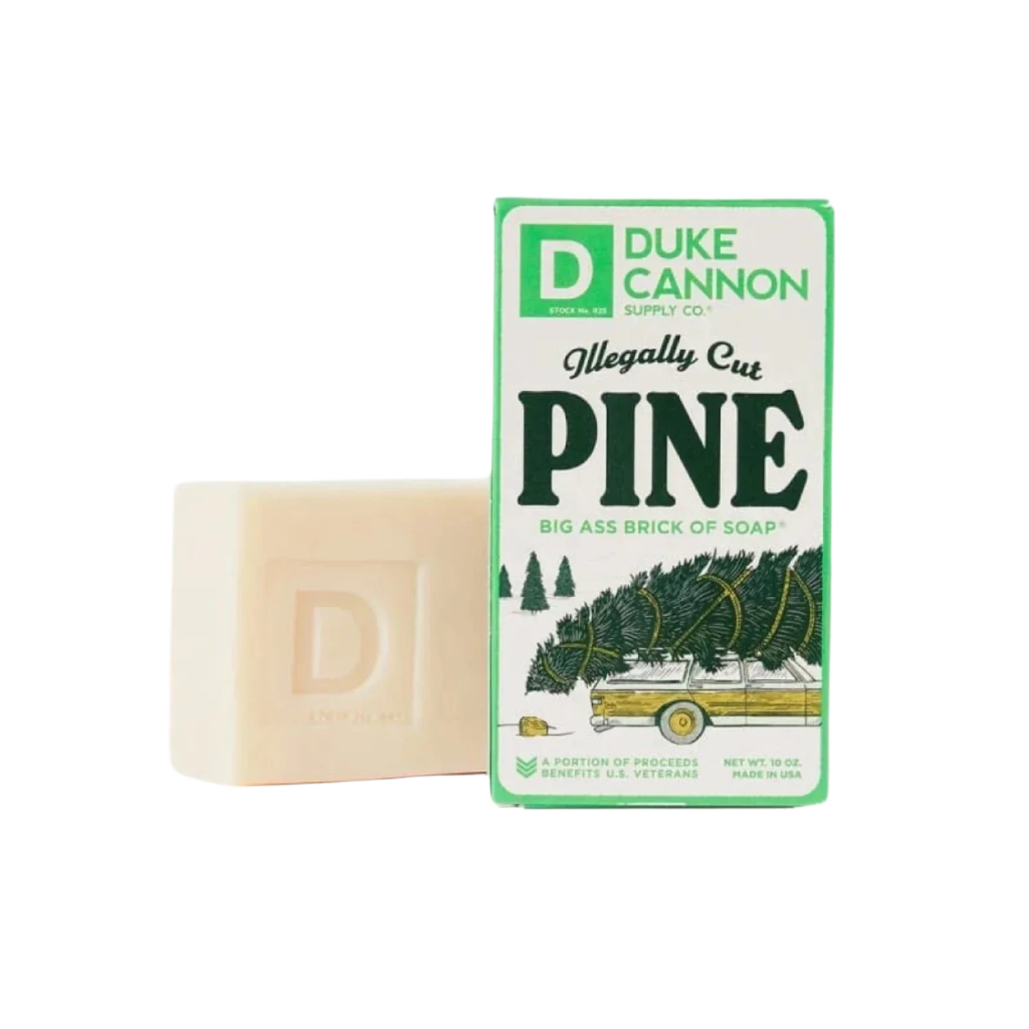 Duke Cannon 10. GIFTS|ACCESSORIES - GIFT - BEAUTY|GROOMING Big Ass Brick of Soap ILLEGALLY CUT PINE