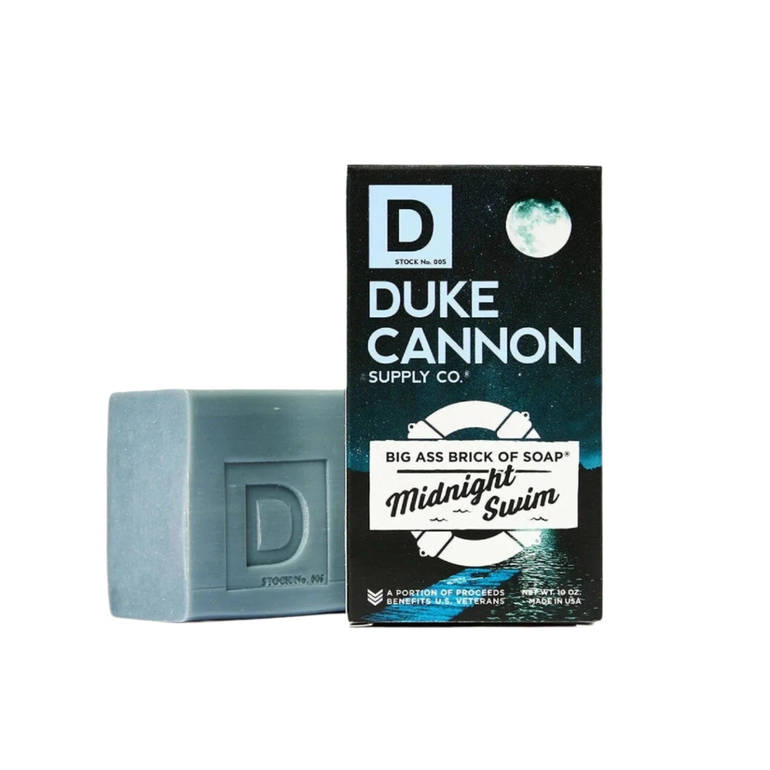 Duke Cannon 10. GIFTS|ACCESSORIES - GIFT - BEAUTY|GROOMING Big Ass Brick of Soap MIDNIGHT SWIM