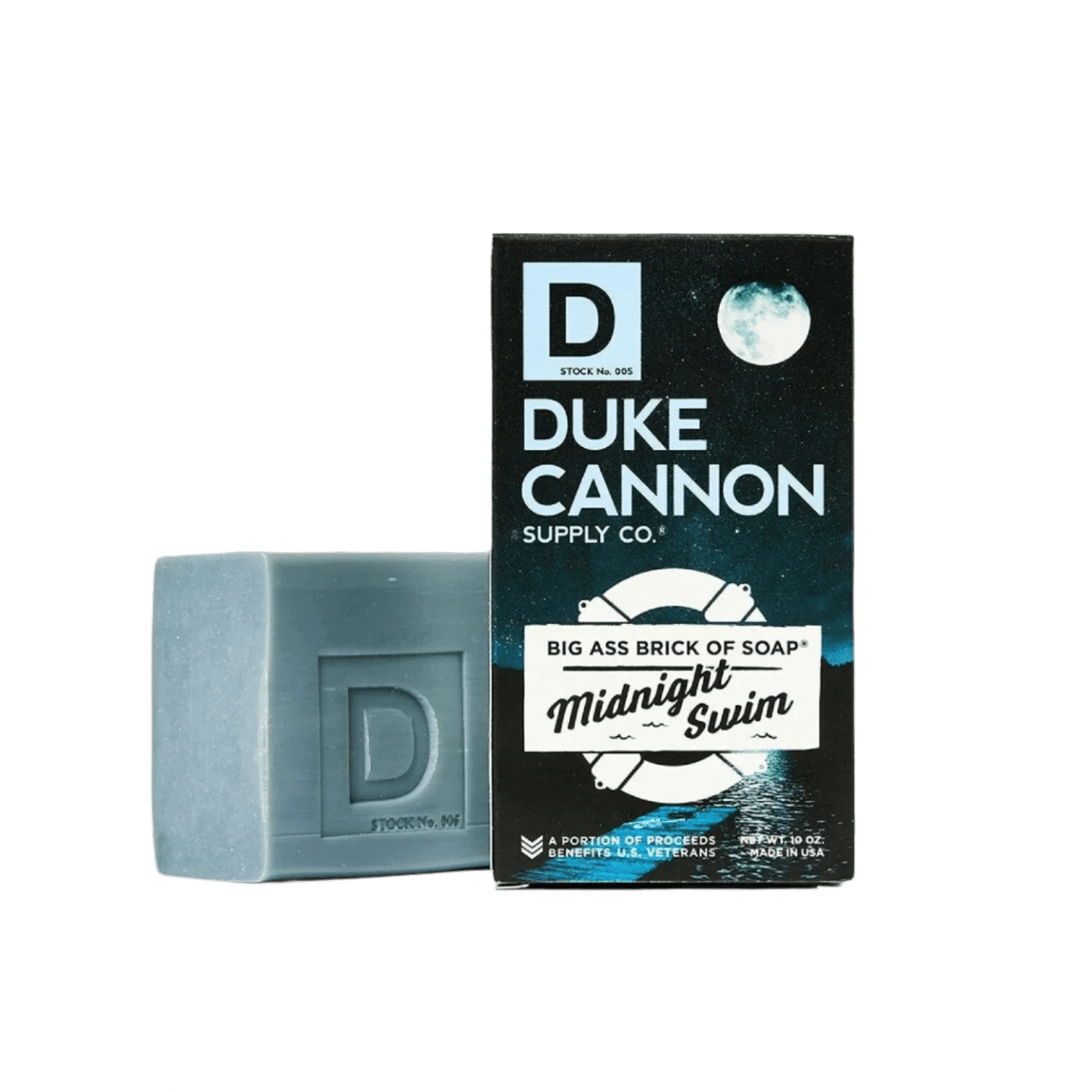 Duke Cannon 10. GIFTS|ACCESSORIES - GIFT - BEAUTY|GROOMING Big Ass Brick of Soap MIDNIGHT SWIM