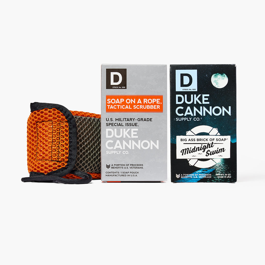 Duke Cannon 10. GIFTS|ACCESSORIES - GIFT - BEAUTY|GROOMING Tactical Scrubber & Soap Bundle