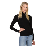 Dylan 02. WOMENS APPAREL - WOMENS LS SHIRTS - WOMENS LS CASUAL Women's Essential Turtleneck BLACK