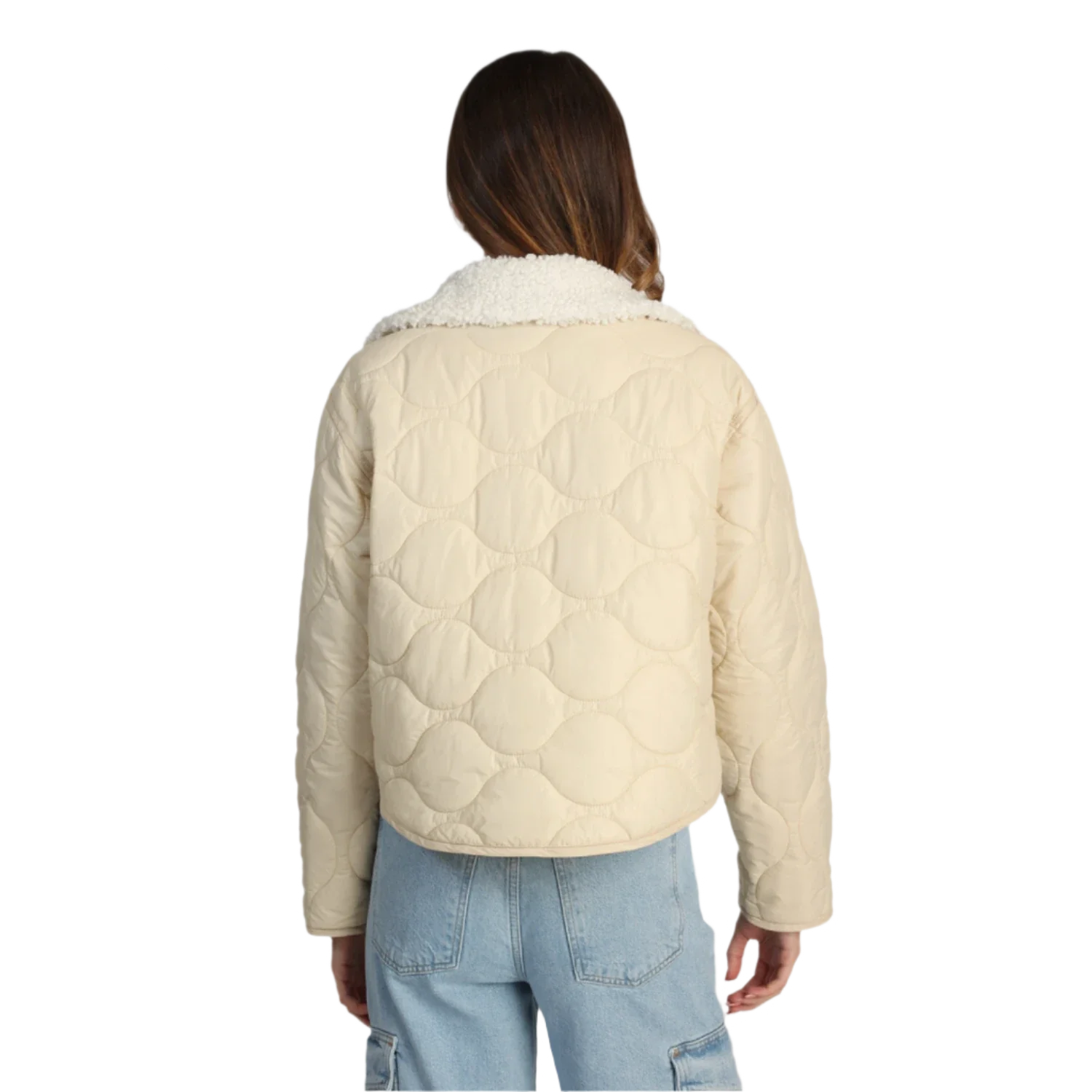 Dylan 02. WOMENS APPAREL - WOMENS JACKETS - WOMENS JACKETS CASUAL Women's Peyton Quilt Jacket OFF WHITE