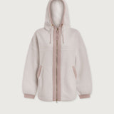 Varley 02. WOMENS APPAREL - WOMENS JACKETS - WOMENS JACKETS FLEECE Women's Fey Relaxed Fleece EGRT EGRET