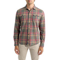 Men’s Yule Tartan Button Up Shirt Johnnie-O - FOREST / S