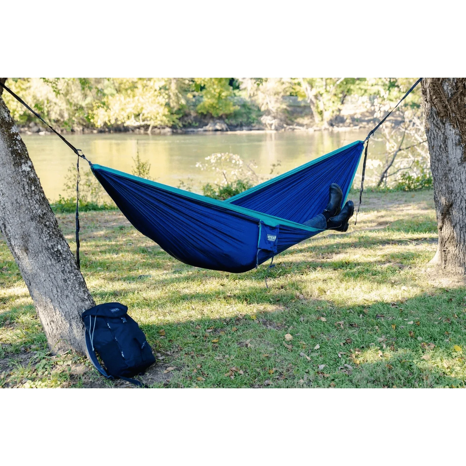 ENO Eagles Nest Outfitters DoubleNest high quality Hammock Navy Olive