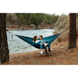 Eagles Nest Outfitters HARDGOODS - CAMP|HIKE|TRAVEL - HAMMOCKS DoubleNest Hammock SEAFOAM | GREY