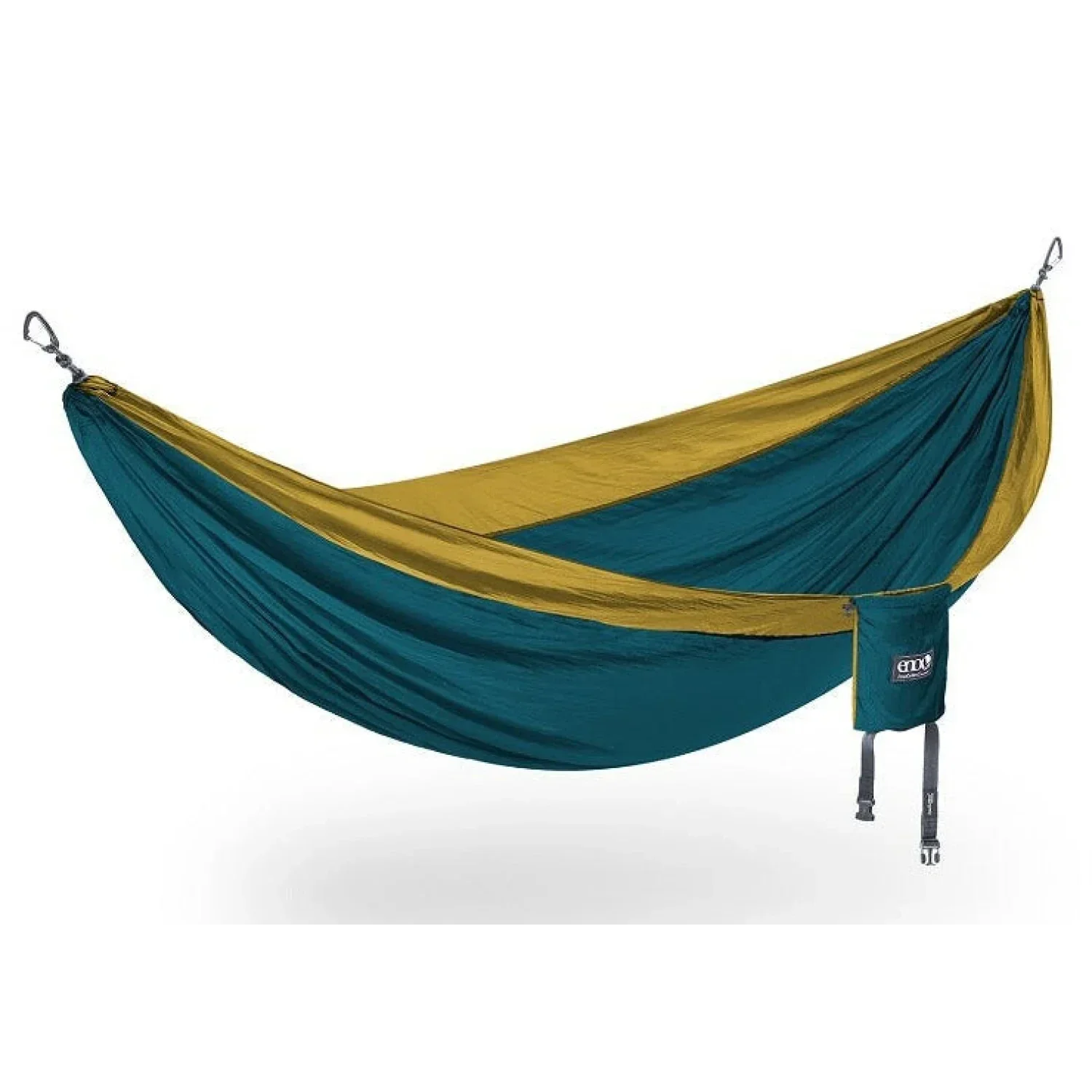 Eagles Nest Outfitters HARDGOODS - CAMP|HIKE|TRAVEL - HAMMOCKS DoubleNest Hammock MARINE | GOLD