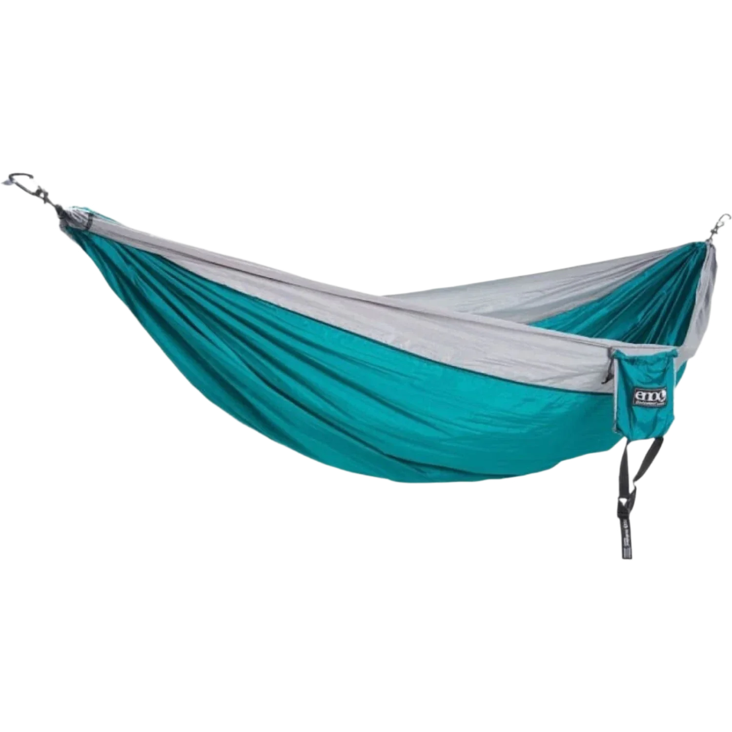 Eagles Nest Outfitters HARDGOODS - CAMP|HIKE|TRAVEL - HAMMOCKS DoubleNest Hammock SEAFOAM | GREY