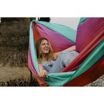 Eagles Nest Outfitters HARDGOODS - CAMP|HIKE|TRAVEL - HAMMOCKS DoubleNest Print Hammock FADE | SEAGLASS