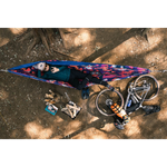 Eagles Nest Outfitters HARDGOODS - CAMP|HIKE|TRAVEL - HAMMOCKS DoubleNest Print Hammock SYNTHWAVE | SAPPHIRE