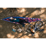 Eagles Nest Outfitters HARDGOODS - CAMP|HIKE|TRAVEL - HAMMOCKS DoubleNest Print Hammock SYNTHWAVE | SAPPHIRE