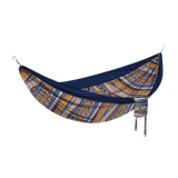 Eagles Nest Outfitters HARDGOODS - CAMP|HIKE|TRAVEL - HAMMOCKS DoubleNest Print Hammock TUNDRA | NAVY