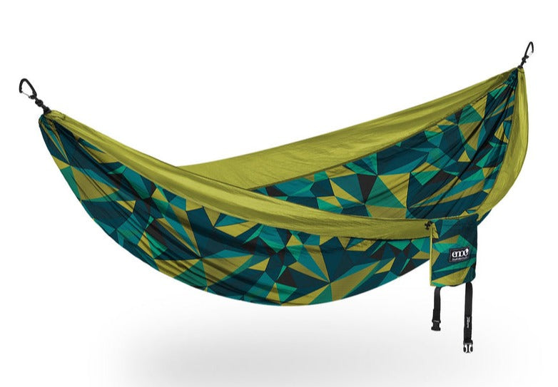 Eagles Nest Outfitters HARDGOODS - CAMP|HIKE|TRAVEL - HAMMOCKS DoubleNest Print Hammock BOULDER | MELON