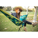 Eagles Nest Outfitters HARDGOODS - CAMP|HIKE|TRAVEL - HAMMOCKS DoubleNest Print Hammock BOULDER | MELON