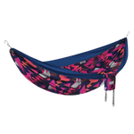 Eagles Nest Outfitters HARDGOODS - CAMP|HIKE|TRAVEL - HAMMOCKS DoubleNest Print Hammock SYNTHWAVE | SAPPHIRE