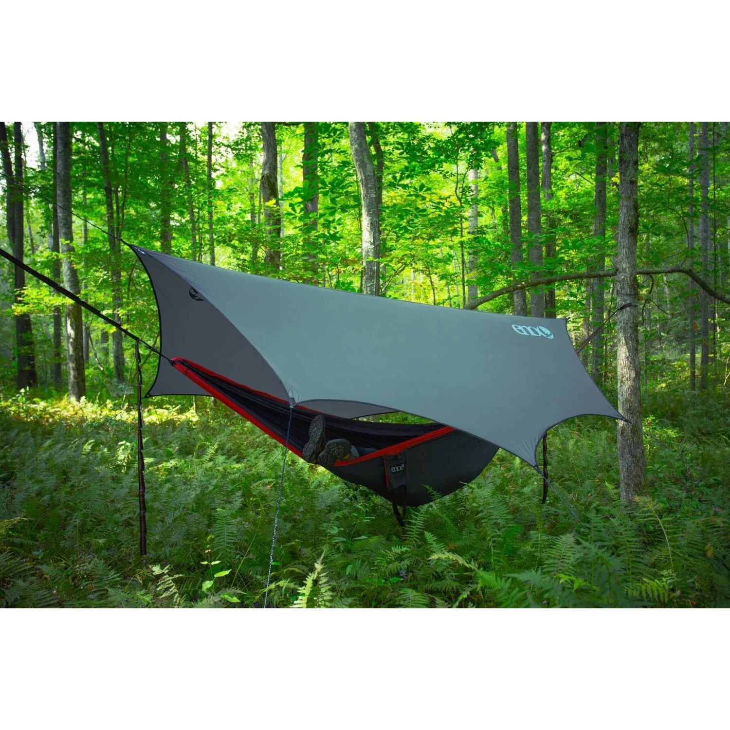 Eagles Nest Outfitters HARDGOODS - CAMP|HIKE|TRAVEL - HAMMOCKS DryFly Rain Tarp CHARCOAL