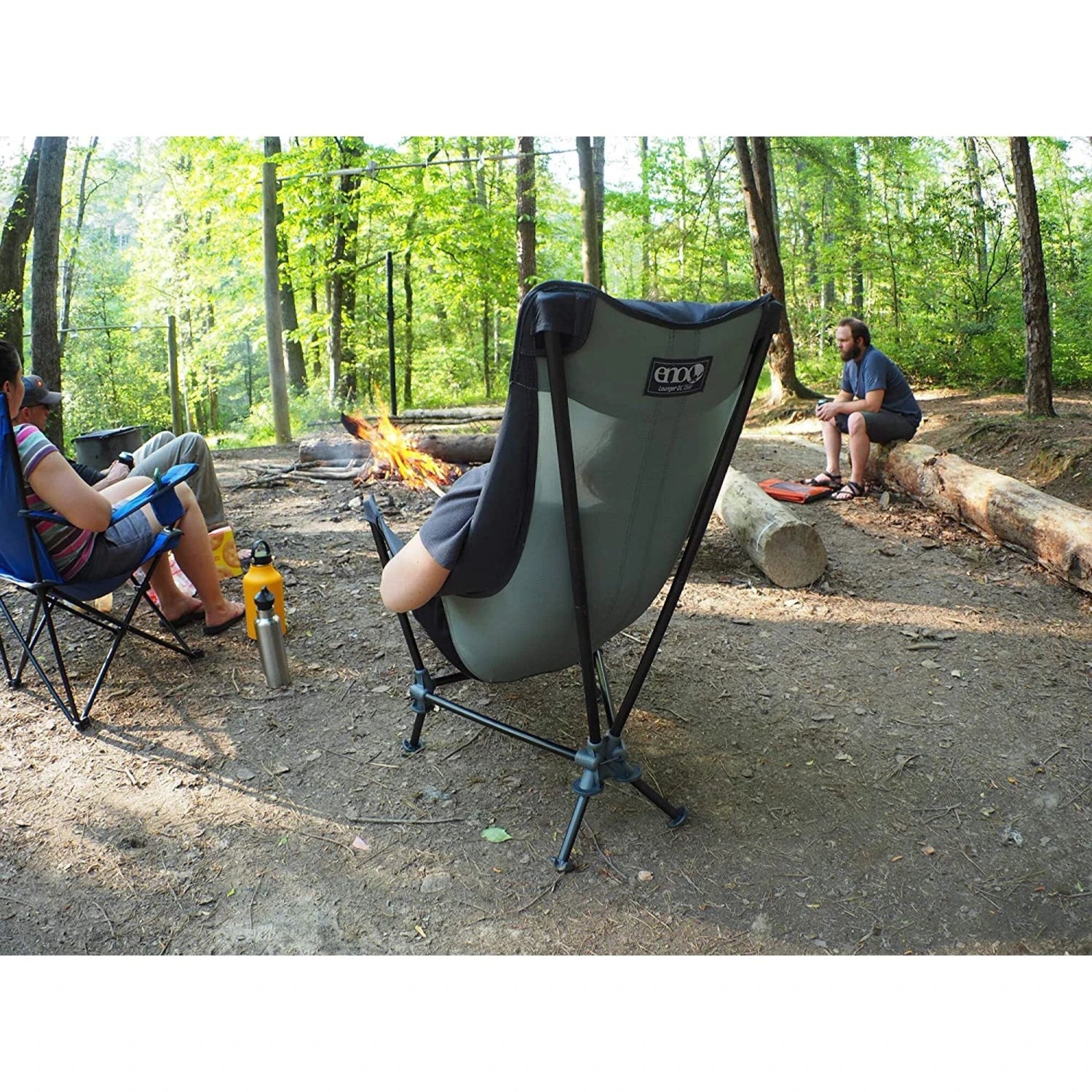 Eagles Nest Outfitters 12. HARDGOODS - CAMP|HIKE|TRAVEL - CHAIRS Lounger DL BLACK | CHARCOAL