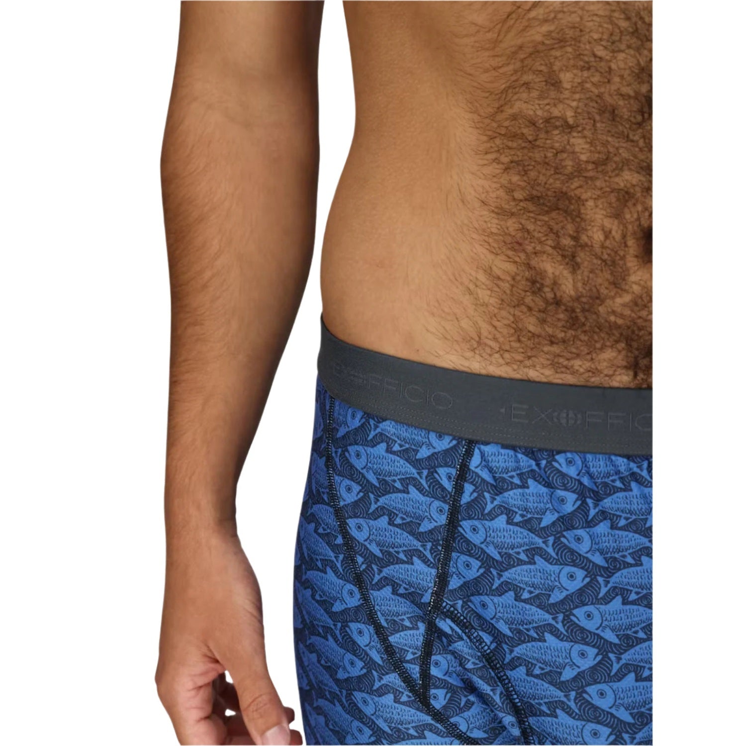 exofficio boxer briefs fish m Men's Men's Give N Go Printed Brief base-layer-bottoms and chafe Exofficio Men's Give-N-Go Sport Mesh