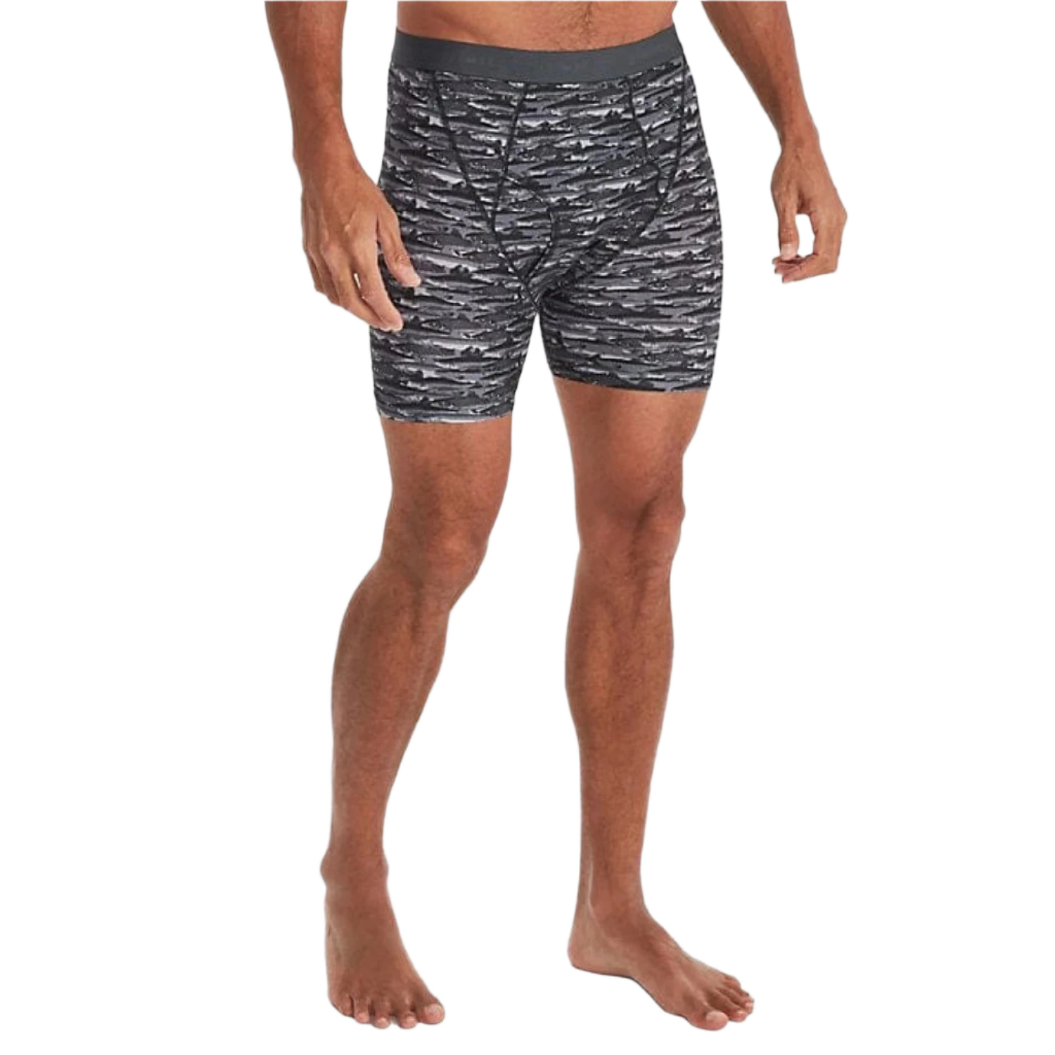 Exofficio 01. MENS APPAREL - MENS UNDERWEAR - MENS UNDERWEAR Men's Give-n-Go 2.0 Boxer Brief BLACK FISH STRIPE