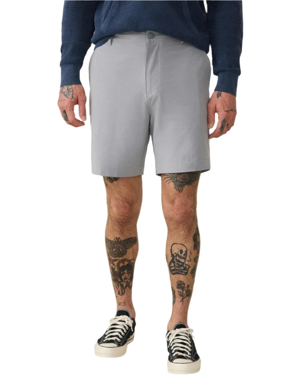 Faherty 01. MENS APPAREL - MENS SHORTS - MENS SHORTS CASUAL Men's 7" All Day Short 2.0 ICE ICE GREY