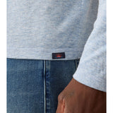 Faherty 01. MENS APPAREL - MENS LS SHIRTS - MENS LS CASUAL Men's Cloud Cotton Long Sleeve Henley LIH LIGHT BLUE HEATHER