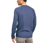 Faherty 01. MENS APPAREL - MENS LS SHIRTS - MENS LS CASUAL Men's Cloud Cotton Long Sleeve Henley NVH NAVY HEATHER