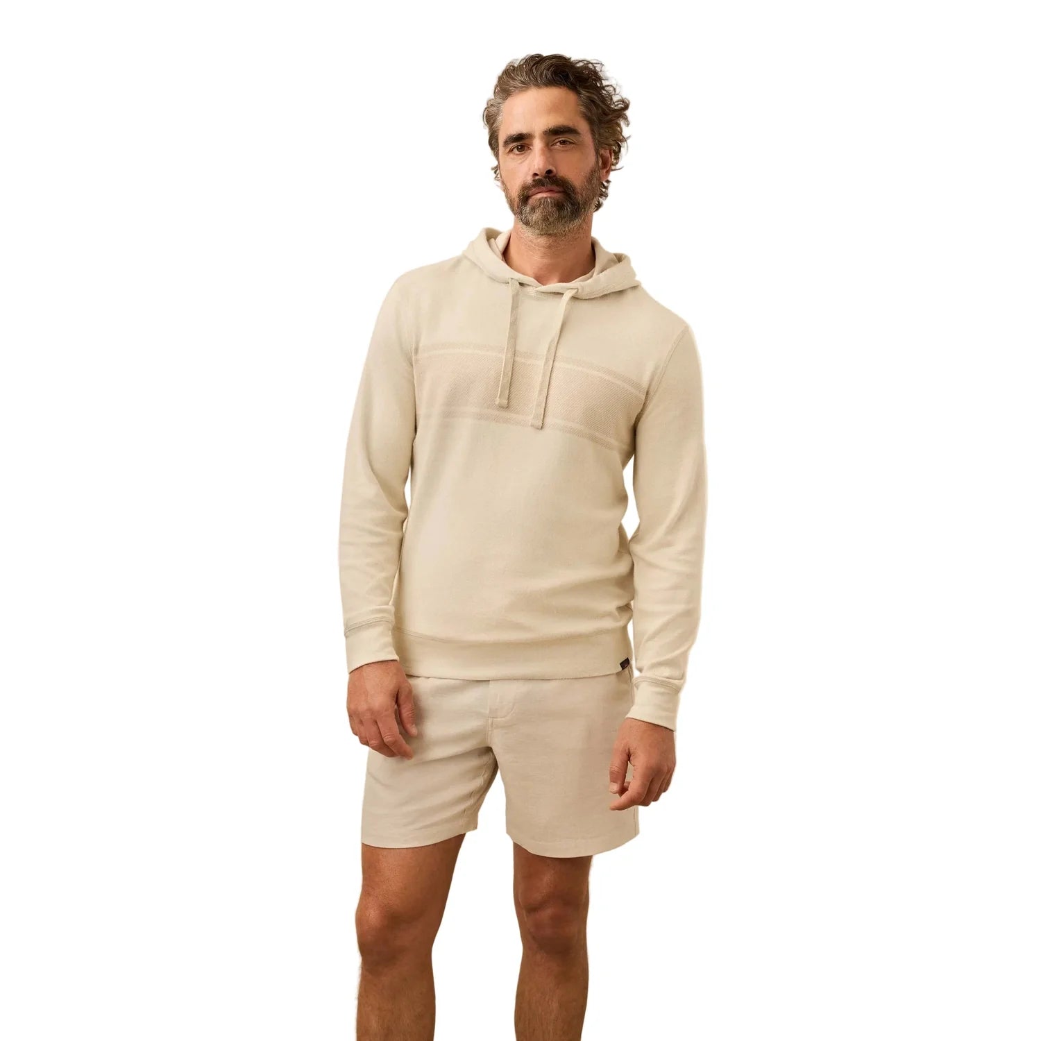 Faherty 01. MENS APPAREL - MENS HOODIES|SWEATERS - MENS PO HOODY Men's Legend Sweater Hoodie WAP WINTER OAT SURF STRIPE
