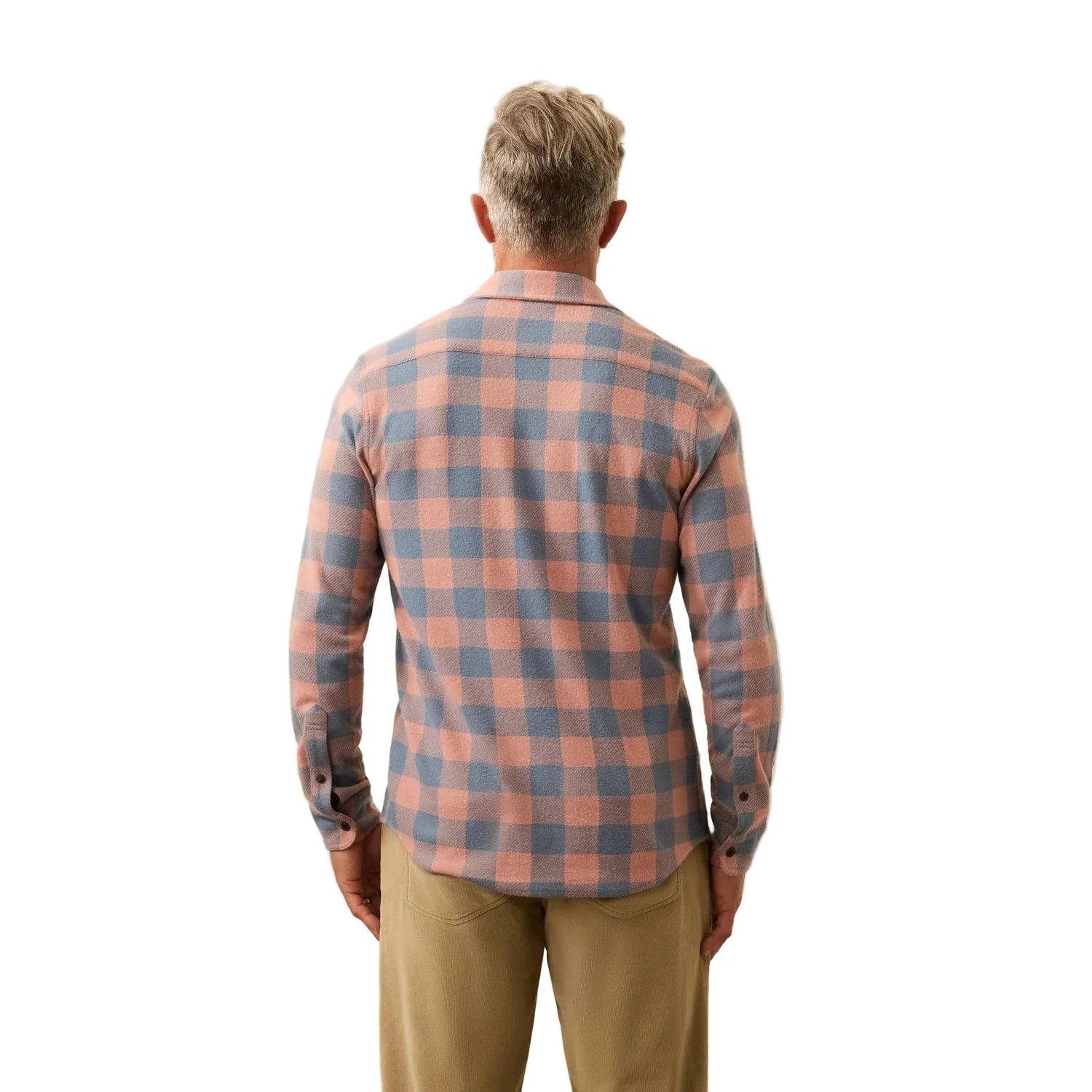Faherty 01. MENS APPAREL - MENS LS SHIRTS - MENS LS BUTTON UP Men's Legend Sweater Shirt CYB CLAY RIVER BUFFALO
