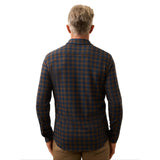 Faherty 01. MENS APPAREL - MENS LS SHIRTS - MENS LS BUTTON UP Men's Legend Sweater Shirt NDC NAVY WOODLAND CHECK