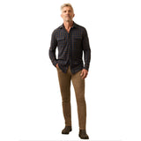 Faherty 01. MENS APPAREL - MENS LS SHIRTS - MENS LS BUTTON UP Men's Legend Sweater Shirt NDC NAVY WOODLAND CHECK