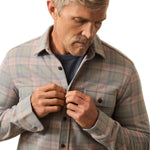 Faherty 01. MENS APPAREL - MENS LS SHIRTS - MENS LS BUTTON UP Men's Legend Sweater Shirt FEP FOREST ROSE PLAID