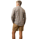 Faherty 01. MENS APPAREL - MENS LS SHIRTS - MENS LS BUTTON UP Men's Legend Sweater Shirt FEP FOREST ROSE PLAID