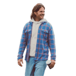 Faherty 01. MENS APPAREL - MENS LS SHIRTS - MENS LS BUTTON UP Men's Legend Sweater Shirt TMV TWILIGHT MAUVE PLAID