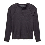 Faherty 01. MENS APPAREL - MENS LS SHIRTS - MENS LS CASUAL Men's Long-Sleeve Cloud Henley CCH CHARCOAL HEATHER