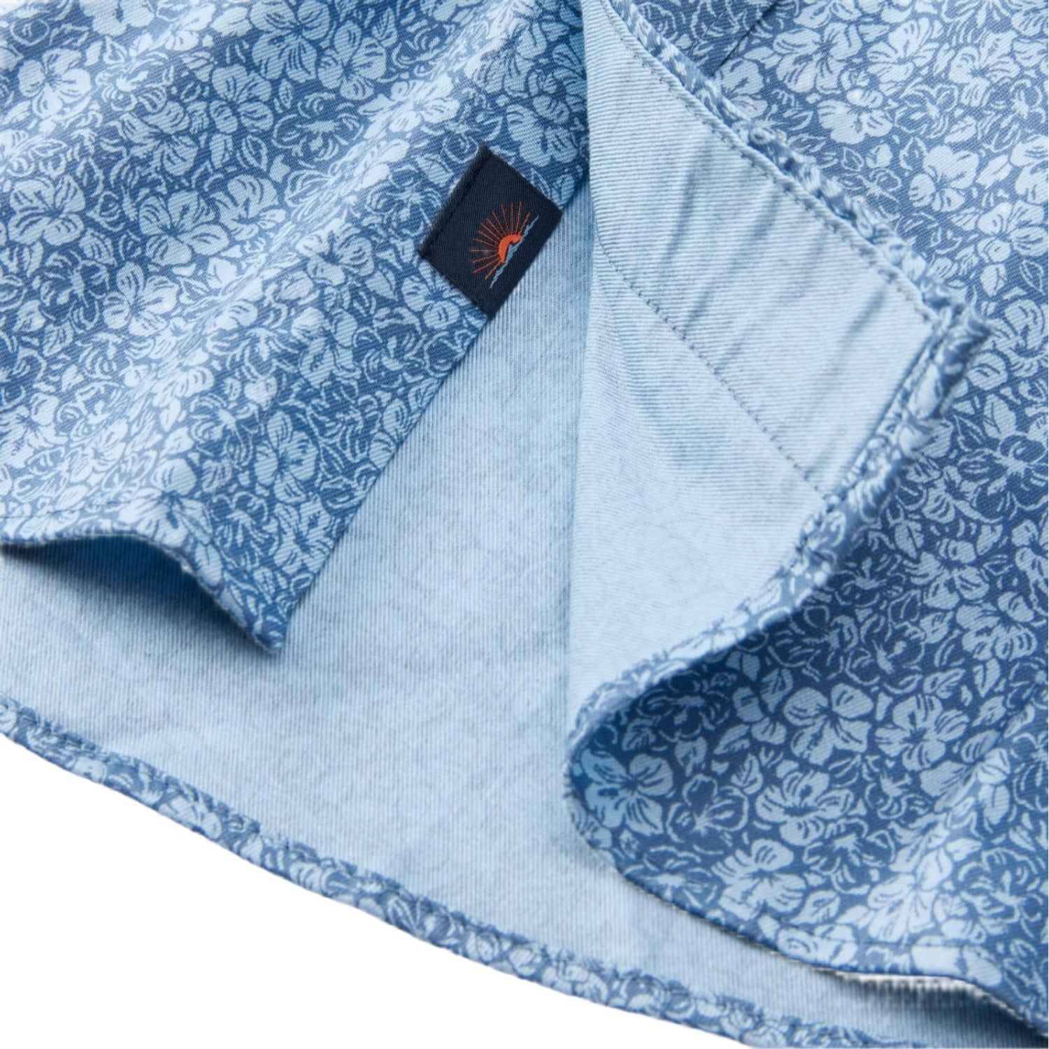 Faherty 01. MENS APPAREL - MENS SS SHIRTS - MENS SS POLO Men's Short Sleeve Movement Shirt HZB HORIZON BLOOM