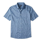 Faherty 01. MENS APPAREL - MENS SS SHIRTS - MENS SS POLO Men's Short Sleeve Movement Shirt HZB HORIZON BLOOM