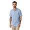 Faherty 01. MENS APPAREL - MENS SS SHIRTS - MENS SS BUTTON UP Men's Short-Sleeve Palma Linen Shirt BBV BLUE BASKETWEAVE