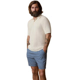 Men’s Short Sleeve Sunwashed Sweater Shirt Faherty - WHS