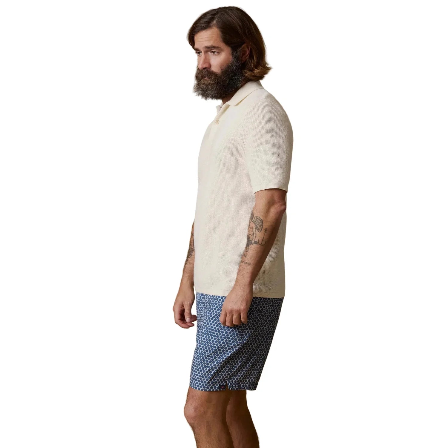Men’s Short Sleeve Sunwashed Sweater Shirt Faherty