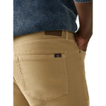 Faherty 01. MENS APPAREL - MENS PANTS - MENS PANTS CASUAL Men's Stretch Terry 5-Pocket Pant DKA DESERT KHAKI