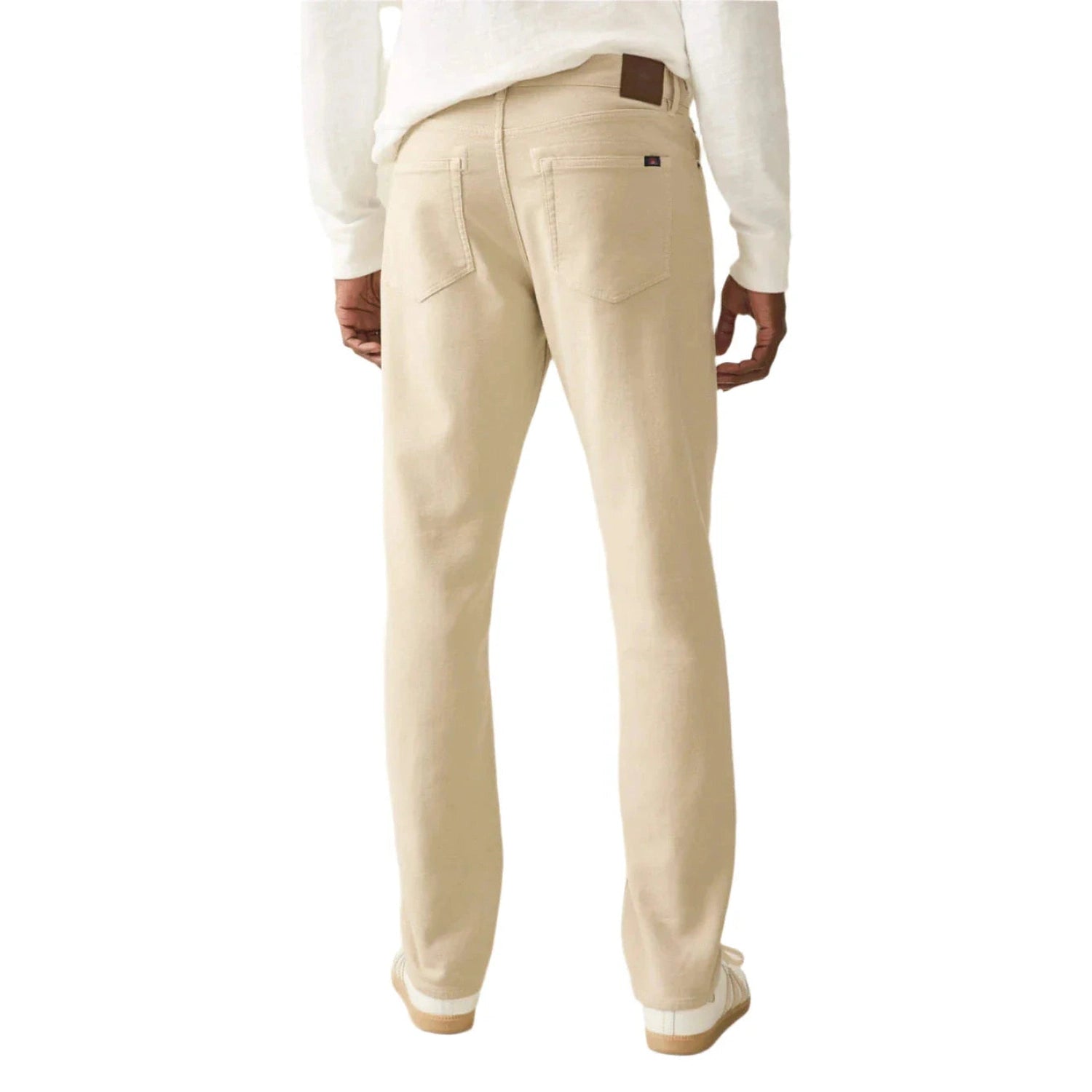 Faherty 01. MENS APPAREL - MENS PANTS - MENS PANTS CASUAL Men's Stretch Terry 5-Pocket Pant STN STONE