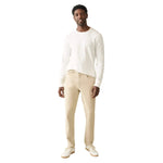 Faherty 01. MENS APPAREL - MENS PANTS - MENS PANTS CASUAL Men's Stretch Terry 5-Pocket Pant STN STONE