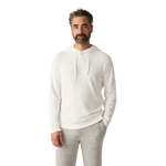 Faherty 01. MENS APPAREL - MENS LS SHIRTS - MENS LS HOODY Men's Sun-washed Slub Hoodie WHT WHITE