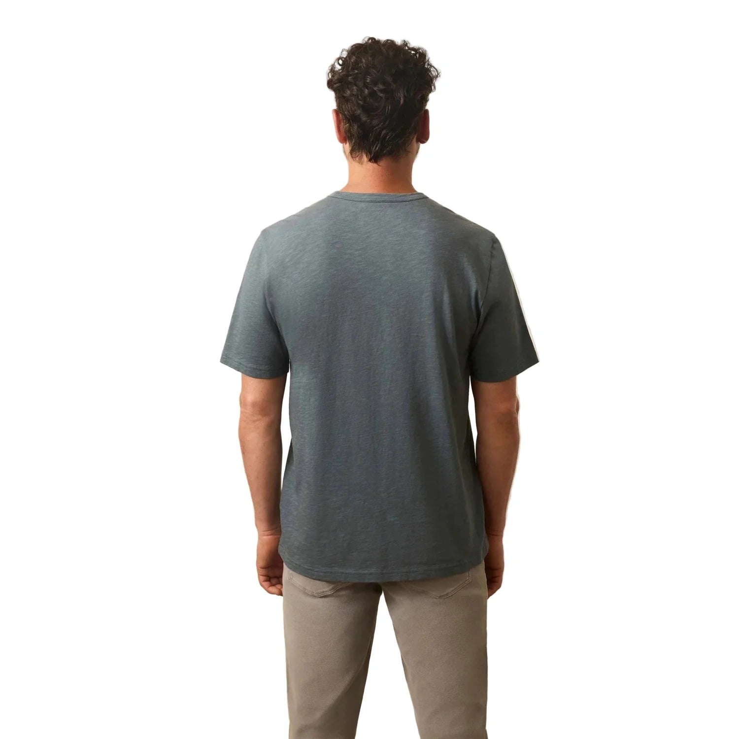 Faherty 01. MENS APPAREL - MENS SS SHIRTS - MENS SS CASUAL Men's Sunwashed Pocket Tee RUW ROUGH WATERS
