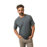 Faherty 01. MENS APPAREL - MENS SS SHIRTS - MENS SS CASUAL Men's Sunwashed Pocket Tee RUW ROUGH WATERS