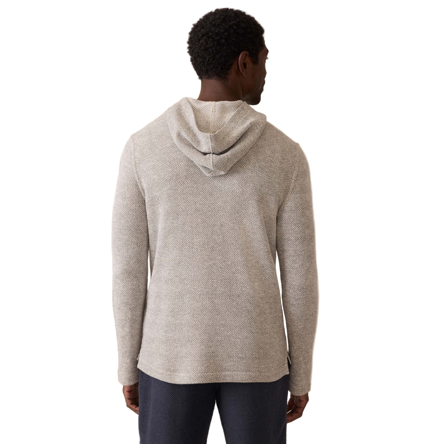 Faherty 01. MENS APPAREL - MENS LS SHIRTS - MENS LS HOODY Men's Whitewater Hoodie GSL GREY SHELL LOOP