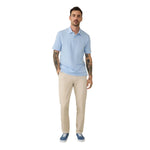 Faherty 01. MENS APPAREL - MENS SS SHIRTS - MENS SS POLO Short-Sleeve Movement™ Polo Shirt CDB CARDIFF BLUE HEATHER